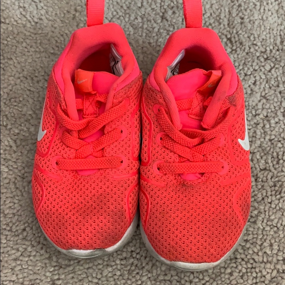Pink nike sneakers